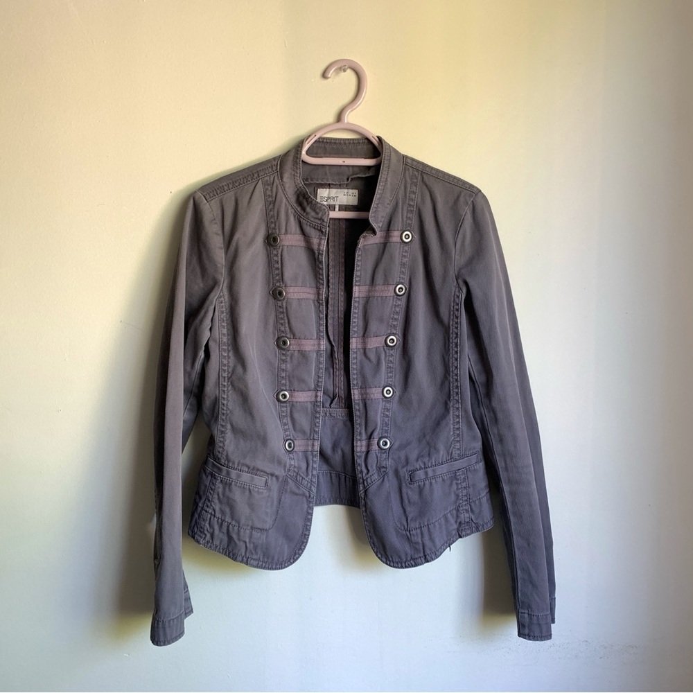ESPRIT Gray Brown Jean Jacket (Women)
